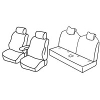 Housses De Sièges Auto Pour Mini One/Cooper R50 R53 2001-2006 - Ensemble Complet Avant/arrière, Simili Cuir | Protection, Confort, Lavable - 8