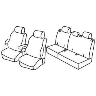 Housses siege auto sur-mesure tissus -OPEL-ANTARA-2006-2017