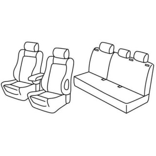 Housses siege auto sur-mesure tissus -OPEL-ASTRA-H-5-PORTES-2004-2009