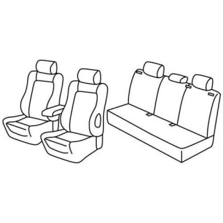 Housses siege auto sur-mesure tissus -OPEL-ASTRA-H-5-PORTES-2004-2009