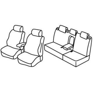 Housses siege auto sur-mesure tissus -RENAULT-FLUENCE-2012-2015-