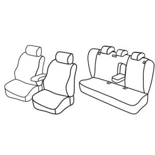 Housses siege auto-SKODA -SUPERB-4-PORTES-2008-2013