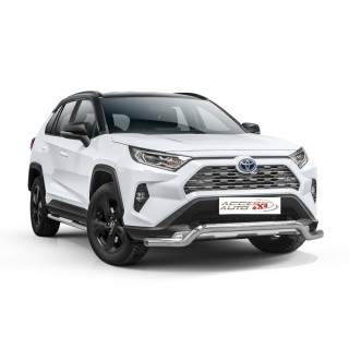 PARE BUFFLE-TOYOTA-RAV-4-2019-AUJOURD'HUI HOMOLOGUE INOX Protection Basse