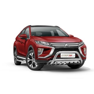 PARE BUFFLE-MITSUBISHI-ECLIPSE-CROSS-2017-AUJOURD'HUI- HOMOLOGUE INOX - PLAQUE