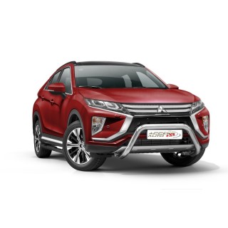 PARE BUFFLE-MITSUBISHI-ECLIPSE-CROSS-2017-AUJOURD'HUI- HOMOLOGUE  INOX 70mm sans camera frontale