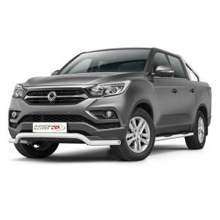 PARE BUFFLE-SSANGYONG-MUSSO-2018-AUJOURD'HUI-HOMOLOGUE INOX 