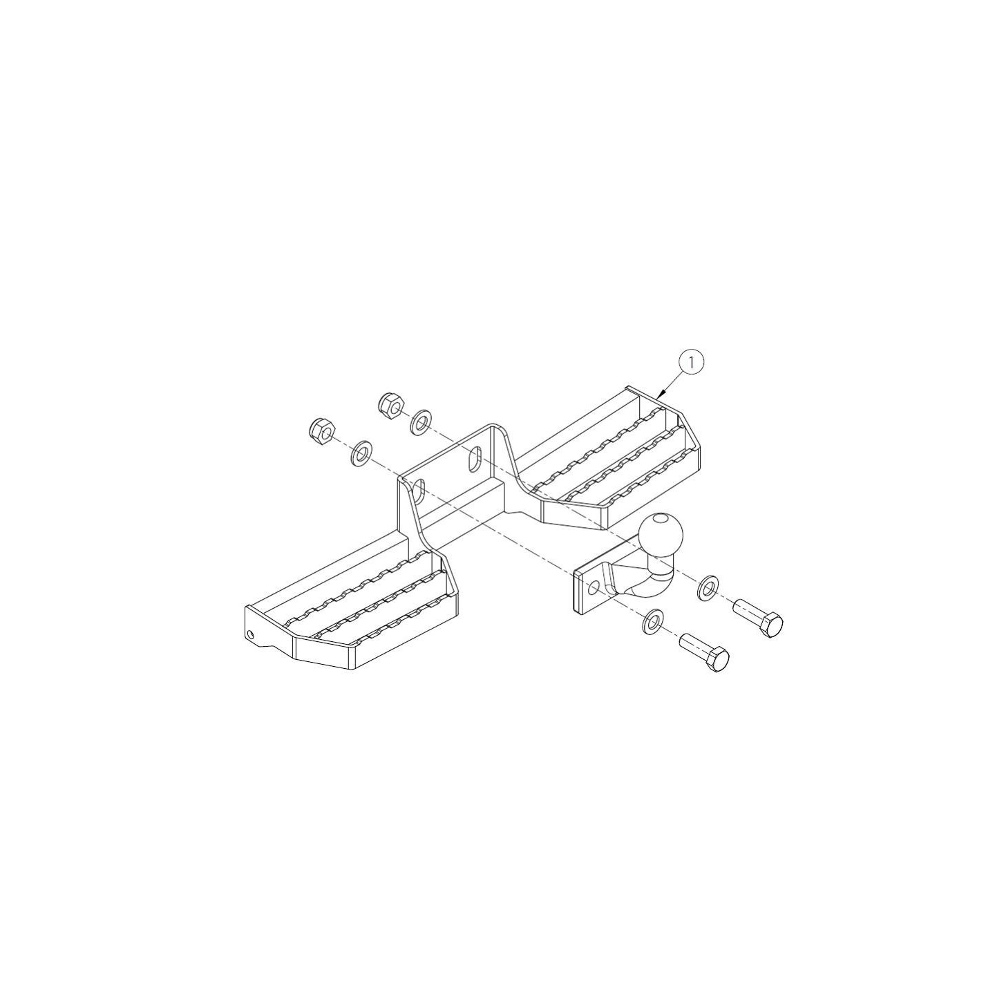 Paire De Marchepieds Latéraux Pour Mercedes Vito/Viano W639 Courte (2005-2013) - Fixation Directe