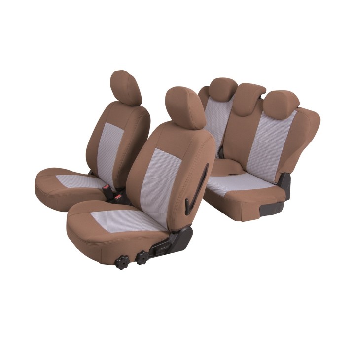 Housses De Siège Auto 9 Pièces Pour Citroën C4 Picasso, DS3, C3, C5… – Cuir Respirant, Antidérapant, Protection Complète
