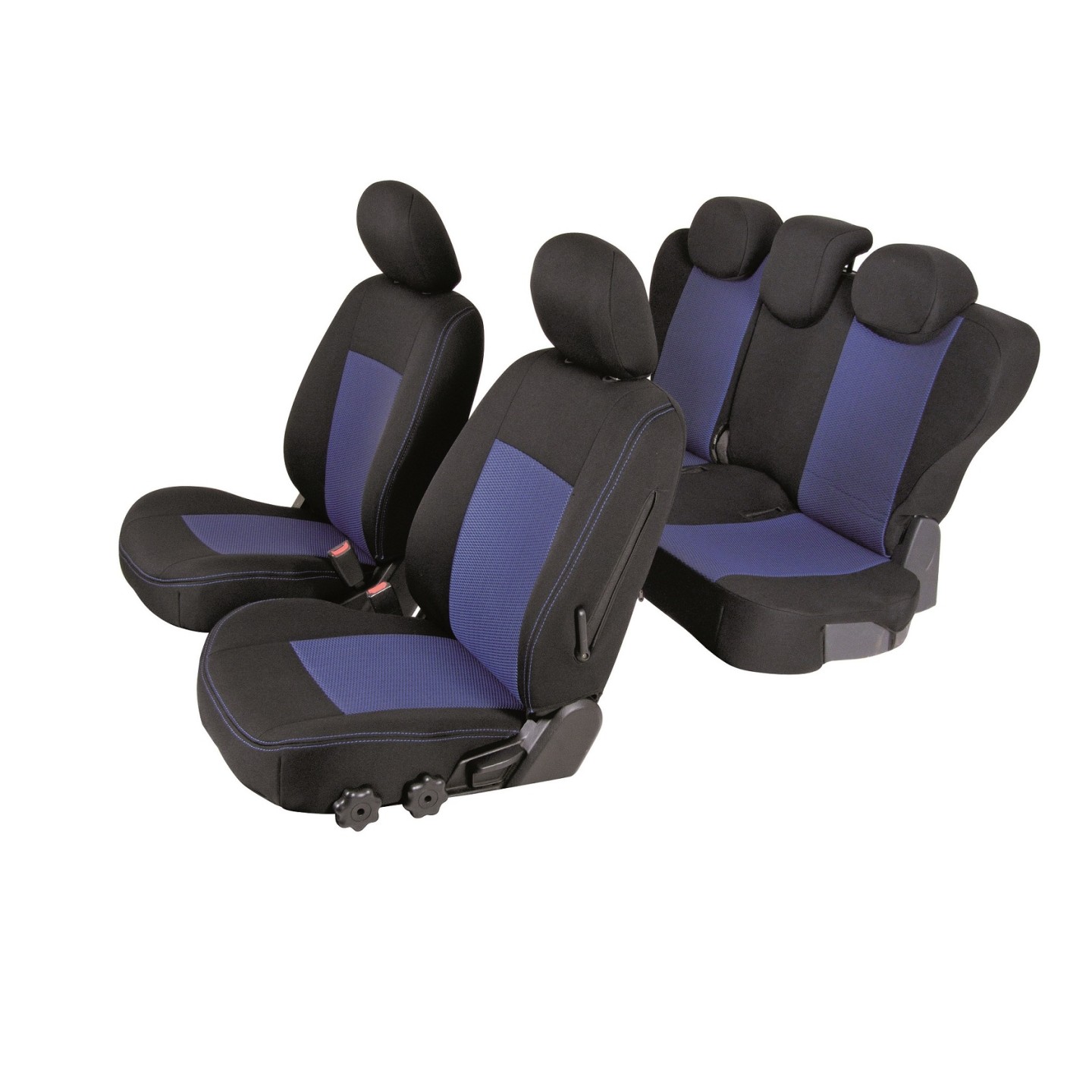 Housses De Siège Sur Mesure Pour Dacia Duster I (2013-2018) - Velours Et Revêtement, Sécurité Airbag, Kit Complet Avant/arrière