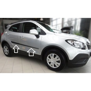 Baguette de porte-OPEL-MOKKA-X-2016-2020 ABS NOIR