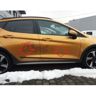 Baguettes de porte-FORD-FIESTA-5-PORTES-2017-AUJOURD'HUI ABS NOIR