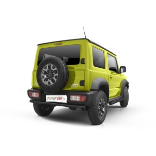 Protection-ARRIERE-SUZUKI-JIMNY-2019 AUJOURD'HUI INOX NOIR 60mm