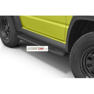 Marche pieds SUZUKI JIMNY 2018-2020 INOX PLAT NOIR PR