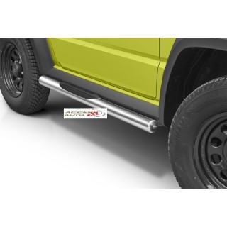 Marche pieds SUZUKI JIMNY 2018-2020 INOX Tubulaire PR00  70mm