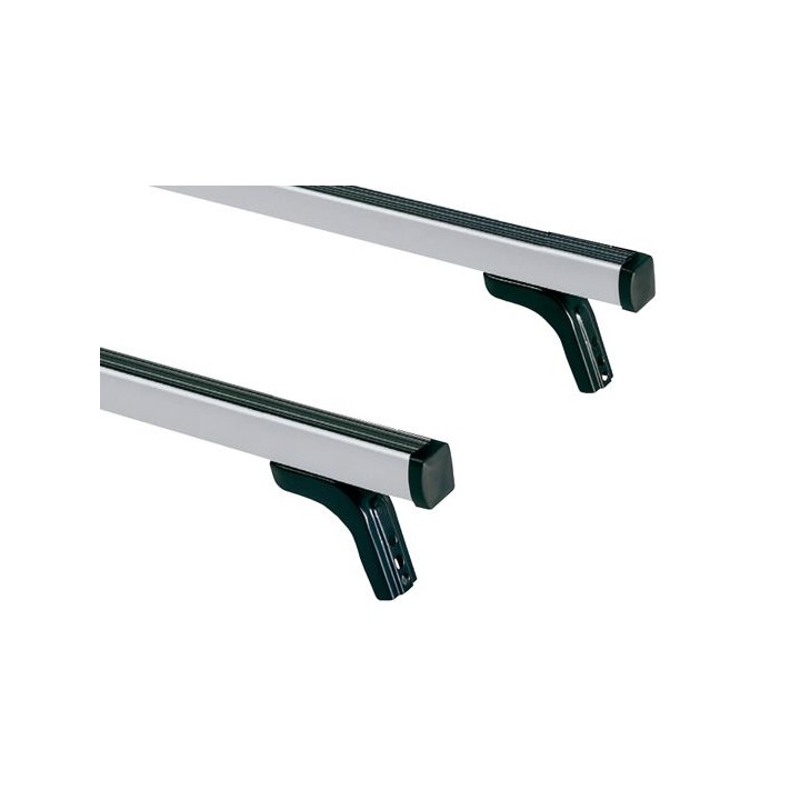 Barres De Toit Transversales En Aluminium Noir Pour Peugeot Expert 2016-2021 - Compatibles Rails Surélevés - Capacité 75 Kg - Idéales Pour Coffre, Vélos, Skis