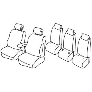 Housses siege auto sur-mesure tissus -RENAULT-SCENIC-X-MOD-5-PLACES-2009-2016