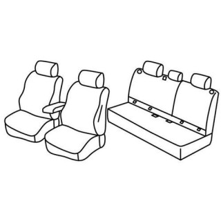 Housses siege auto sur-mesure tissus -SUBARU-FORESTER-2008-2013