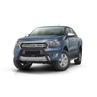 PARE BUFFLE-FORD-RANGER-2019-AUJOURD'HUI-HOMOLOGUE  INOX NOIR   70mm