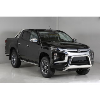 Pare Buffle-MITSUBISHI-L-200-2019-AUJOURD'HUI-avec barre-HOMOLOGUE