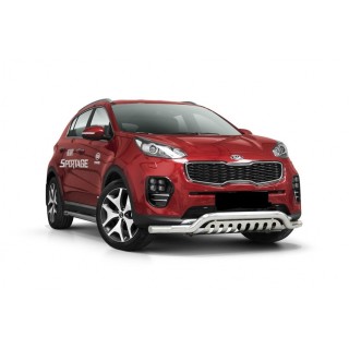 PARE BUFFLE-KIA-SPORTAGE-2018-AUJOURD'HUI-HOMOLOGUE INOX - PROTECTION BASSE