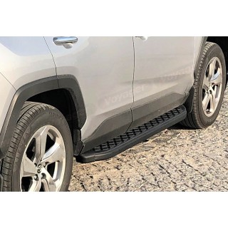 marche pieds-TOYOTA-RAV-4-2019-AUJOURD'HUI-Aluminium TX NOIR