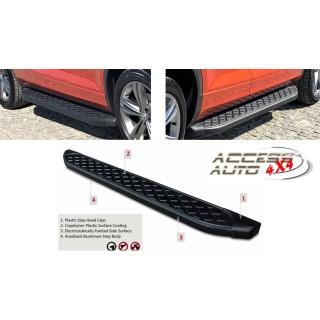 marche pieds-VOLKSWAGEN-T-ROC-2018-AUJOURD'HUI-Aluminium TX NOIR 