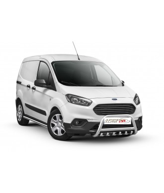 PARE BUFFLE-FORD-COURIER-2018-AUJOURD'HUI- HOMOLOGUE INOX  - GRILLE
