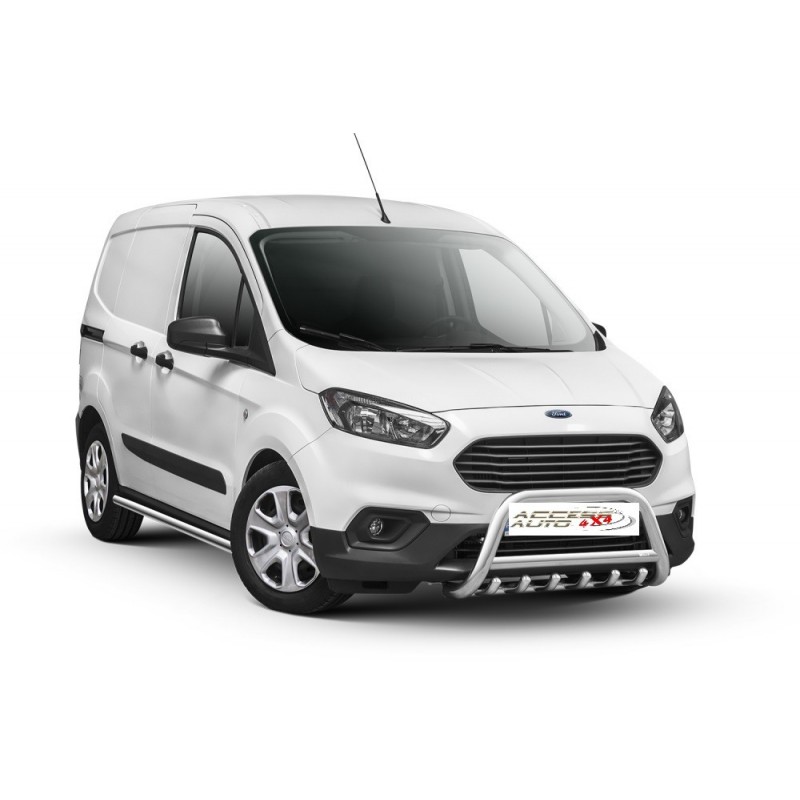 PARE BUFFLE-FORD-COURIER-2018-AUJOURD'HUI- HOMOLOGUE INOX  - GRILLE