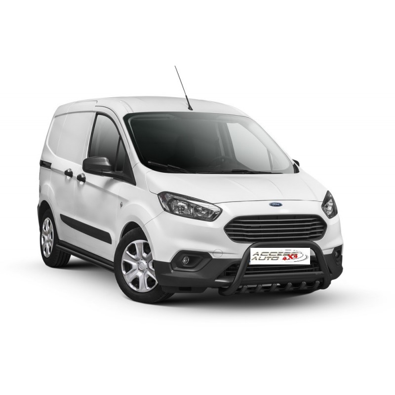 PARE BUFFLE FORD-COURIER-2018-AUJOURD'HUI- HOMOLOGUE INOX NOIR  - GRILLE
