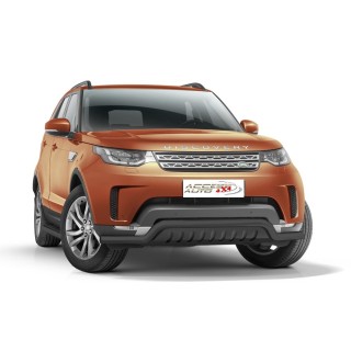 PARE BUFFLE LAND ROVER DISCOVERY 5 AUJOURD'HUI HOMOLOGUE INOX NOIR protection basse plaque - Access Auto 4x4