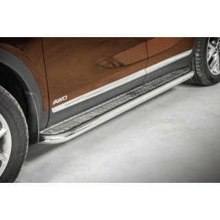 Marche pieds -KIA-SORENTO-2018-2020 INOX PLAT 70mm