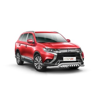 PARE BUFFLE-MITSUBISHI-OUTLANDER-2018-AUJOURD'HUI-HOMOLOGUE - protection basse 1