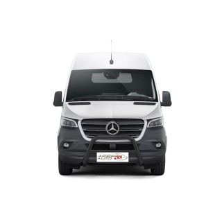 Pare Buffle MERCEDES-SPRINTER-2018 AUJOURD'HUI INOX NOIR HOMOLOGUE - BARRE DE RENFORT