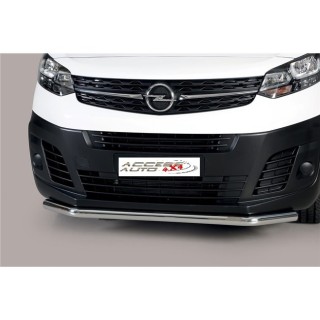 PARE BUFFLE OPEL VIVARO-2019-AUJOURD'HUI-INOX NOIR 63mm