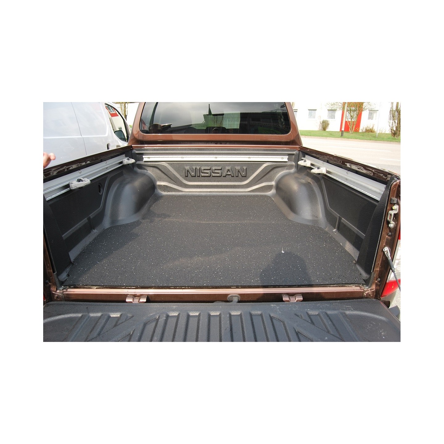 Tapis De Coffre Pour Nissan Navara NP300 D23 (2014-2024) - Antidérapant, Imperméable - Protection Du Plancher Et Des Côtés - Facile à Nettoyer