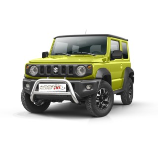 pare buffle-SUZUKI-JIMNY-2018-AUJOURD'HUI-HOMOLOGUE INOX-avec barre de renfort