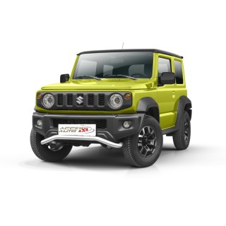 PARE BUFFLE SUZUKI-JIMNY-2018-AUJOURD'HUI-HOMOLOGUE INOX - PROTECTION BASSE