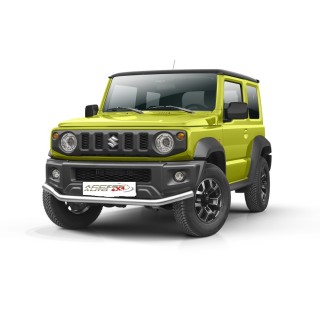 PARE BUFFLE SUZUKI-JIMNY-2018-AUJOURD'HUI-HOMOLOGUE INOX - PROTECTION BASSE