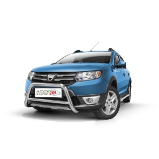 Pare Buffle-DACIA-SANDERO-STEPWAY-2012-2016-avec barre-HOMOLOGUE