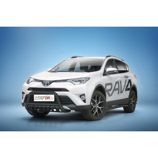 Pare Buffle-TOYOTA-RAV-4-2016-2018-HOMOLOGUE INOX NOIR - PLAQUE