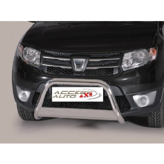 Pare Buffle-DACIA-SANDERO-STEPWAY-2013-2020 HOMOLOGUE INOX - BARRE DE RENFORT