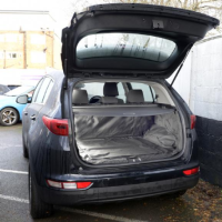 DAYKET Étagère Arrière Rétractable Pour Kia Sportage 2016-2021 - Cache-Bagages Coffre Avec Couverture Confidentialité Et Housse De Cargaison