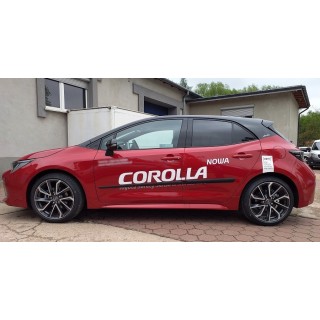 Baguette de porte-TOYOTA-COROLLA-BERLINE-2019-AUJOURD'HUI- ABS NOIR