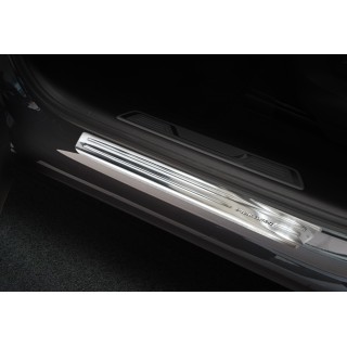 Seuil de Portes VOLKSWAGEN TOUAREG 2018 AUJOURD'HUI INOX POLI 4 pieces