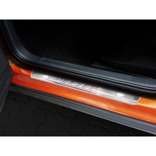 Seuil de Porte VOLKSWAGEN T CROSS 2018 AUJOURD'HUI INOX POLI 4 pieces