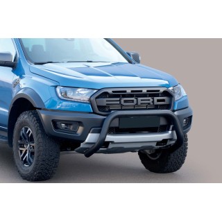 PARE BUFFLE FORD-RANGER-RAPTOR-2019-AUJOURD'HUI-INOX NOIR HOMOLOGUE