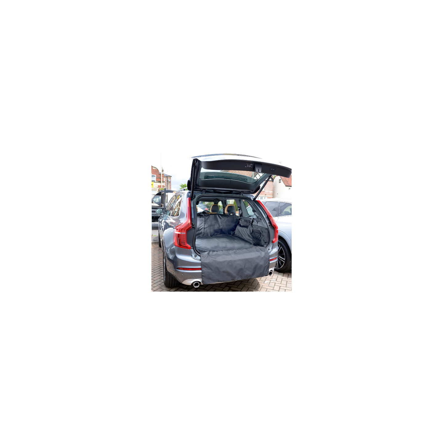 CNLIHT Voiture Coffre Voiture Tapis Pour Volvo XC90 7seats 2015-2022, ImperméAble Antidérapant Cargaison Tapis De PoussièRe Facile à Nettoyer,C