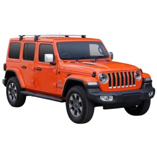 Barres de Toit-JEEP-WRANGLER-4-PORTES-2018-AUJOURD'HUI-Grises