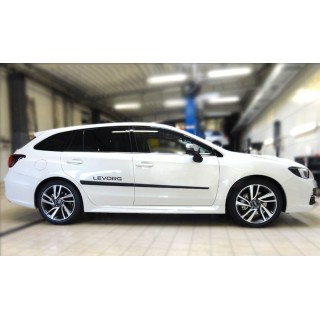 Baguettes de porte-SUBARU-LEVORG 2016-AUJOURD'HUI ABS NOIR