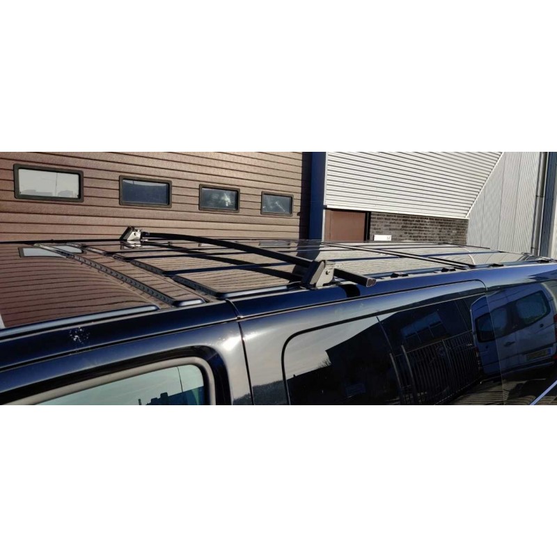 Barres de toit longitudinales Aluminium (Argent) Volkswagen T6.1 2019+